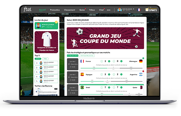 Mockup Coupe du monde