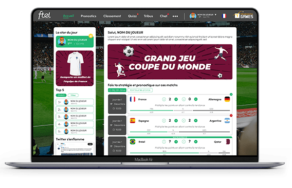 plateforme Coupe du Monde 2022