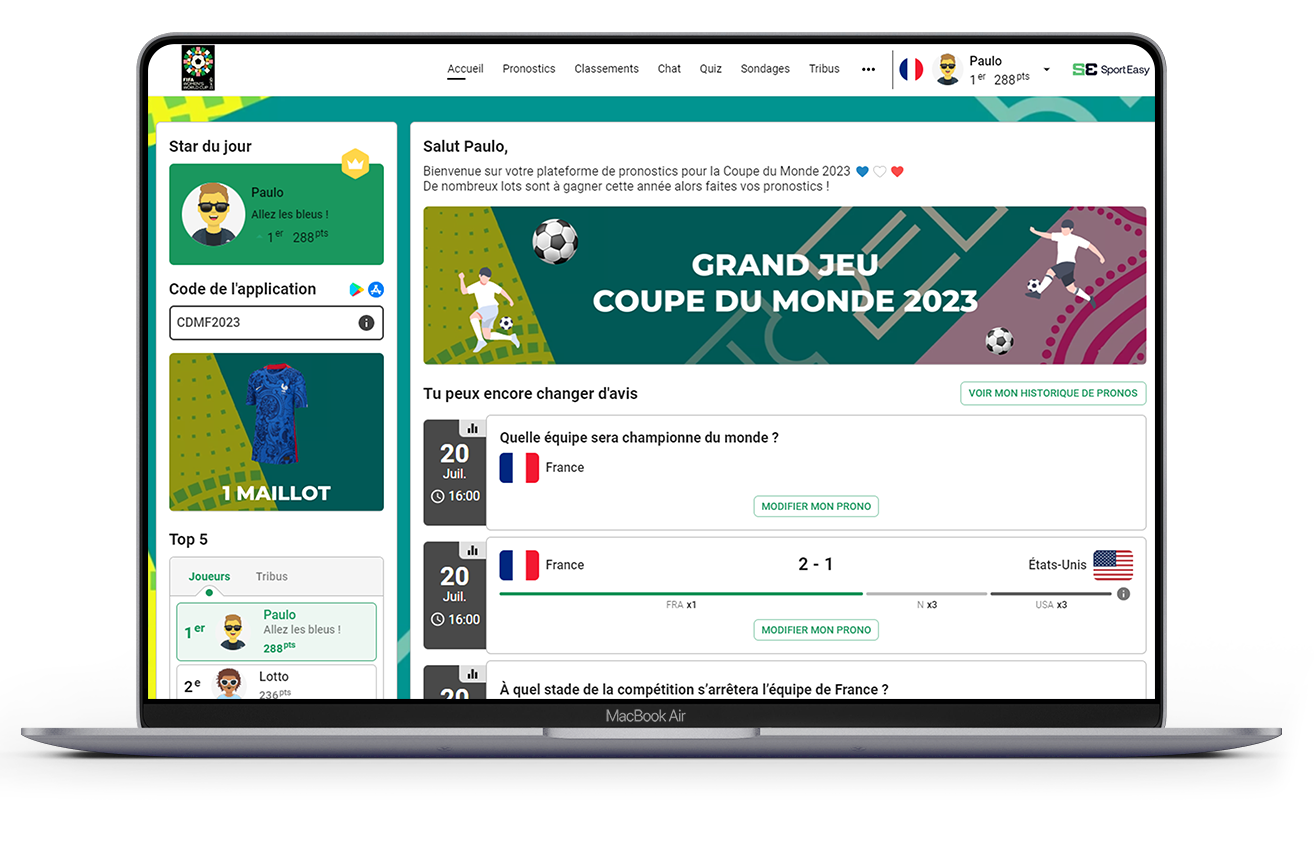 plateforme football Pronostic Games