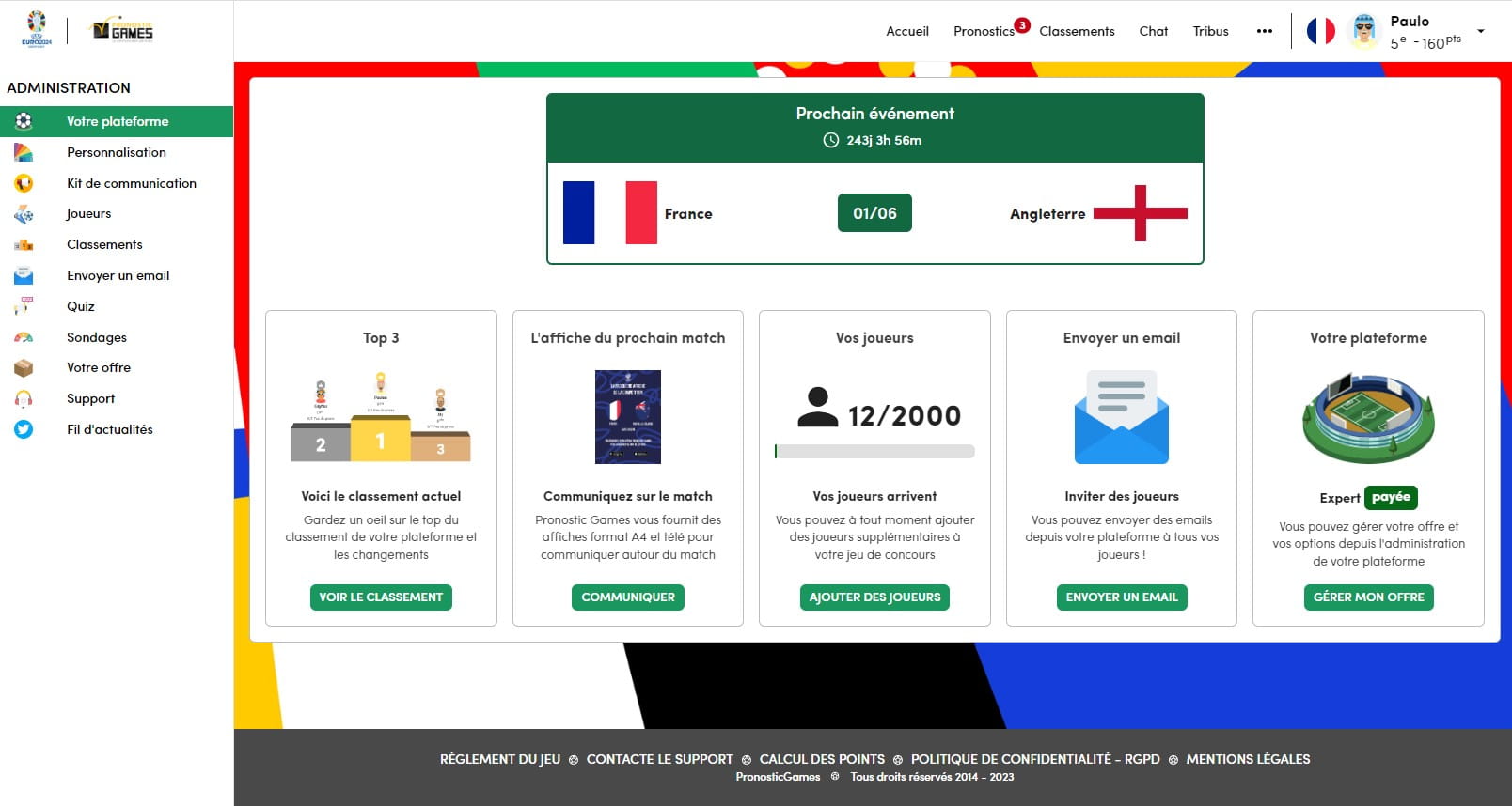 Administrateur Euro 2024