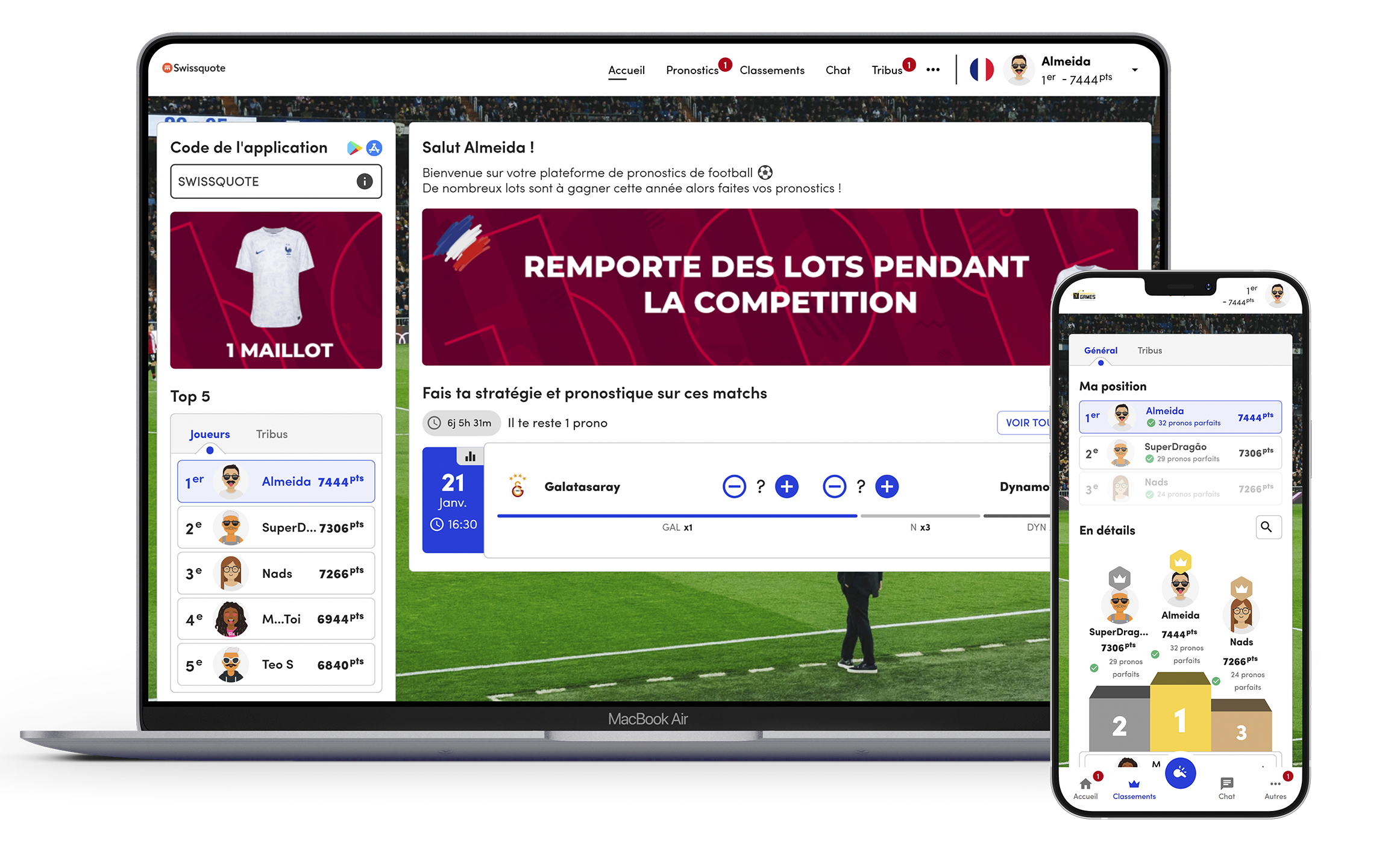 Plateforme Pronostic Games